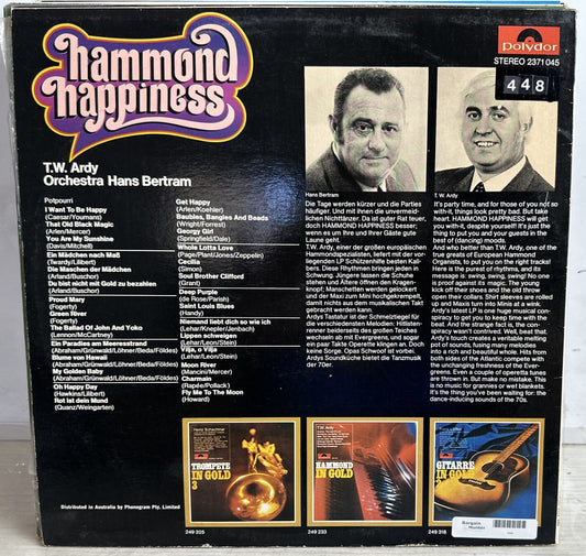 T.W. Ardy - Hammond Happiness - 12" Vinyl Record 3884
