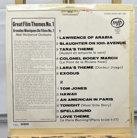 Great Film Themes / Grandes Musiques De Films / No. 1 Record In GC 6727
