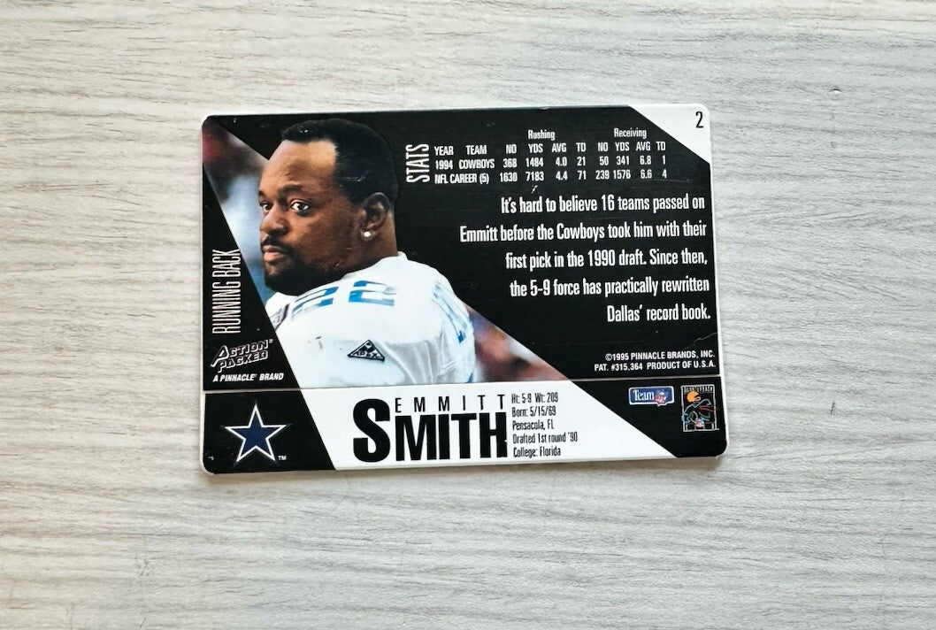 Emmitt Smith - 1995 Action Packed NFL Card In Good Condition 2392