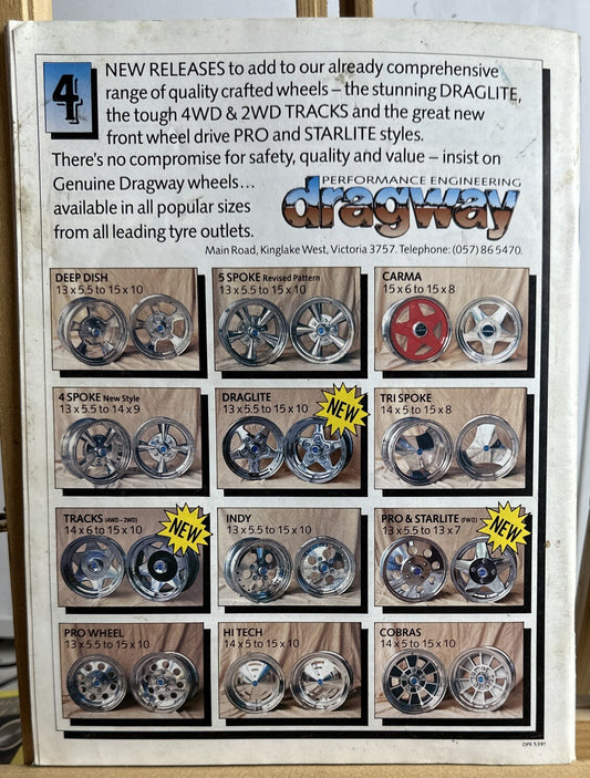 Graffiti Australian Street Rodding Magazine No.79 July/August 1991 In VGC