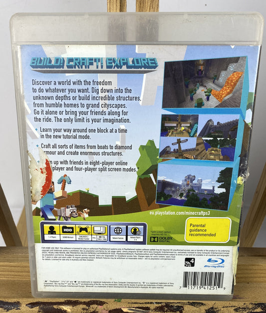 3424 Minecraft Playstation 3 Edition PAL Playstation 3/PS3 Complete
