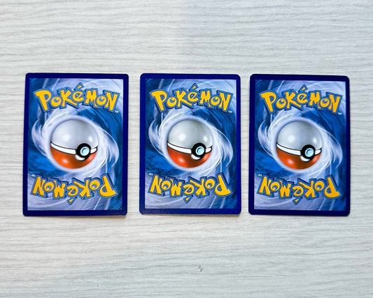 3 X Pokemon Dark Trading Cards Collection Random Years & Series GC 5084