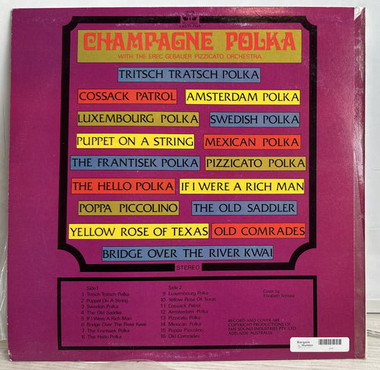 Erec Gebauer Pizzicato Orchestra - Champagne Polka - 12" Record 4518