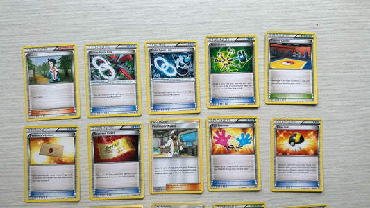 20 X Pokemon Trainer Cards Collection Random Years & Series 6388