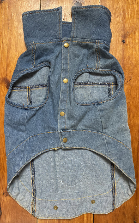 Dog Demion Jacket Medium/Large Size In Good Condition + Free Post