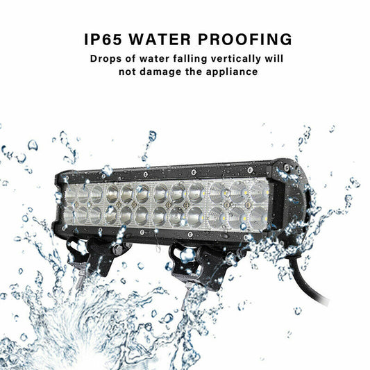 12 Inch Work Light Bar Car Offroad Work Lamp Bar 120W Car Roof Led Work Light