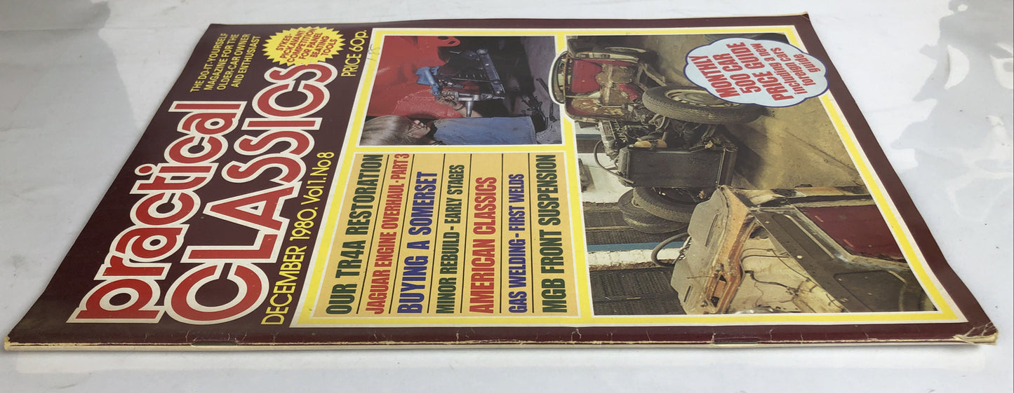 Practical Classics & Car Restorer Vol. 1 No. 8 1980 Magazine In Good Condition