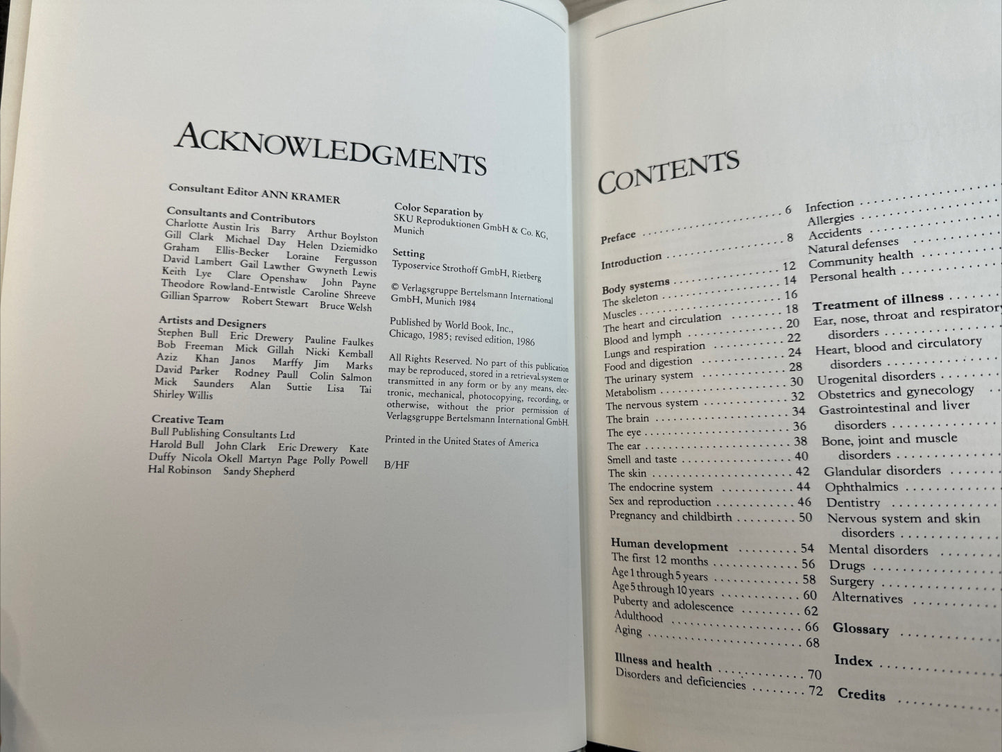 The Human Body The World Book Encyclopedia Of Science In Good Condition