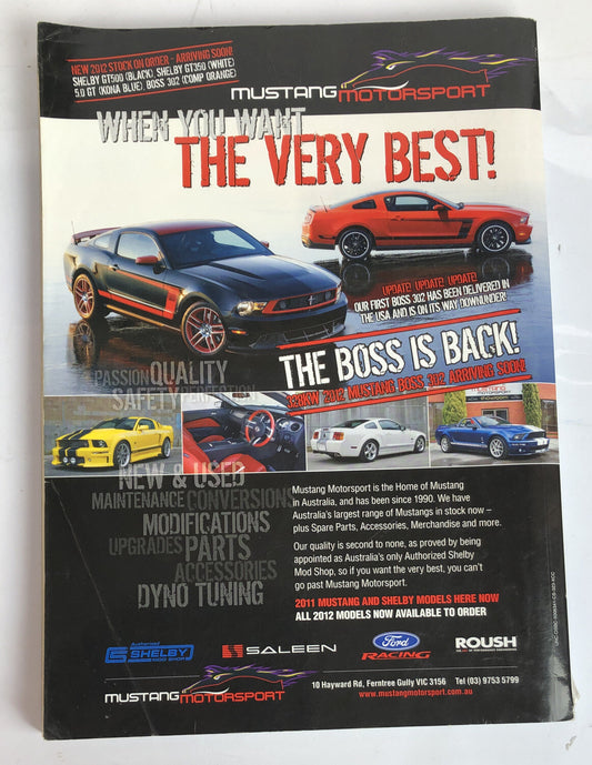 Unique Cars Issue 323 2011 Vintage Magazine In OK Condition