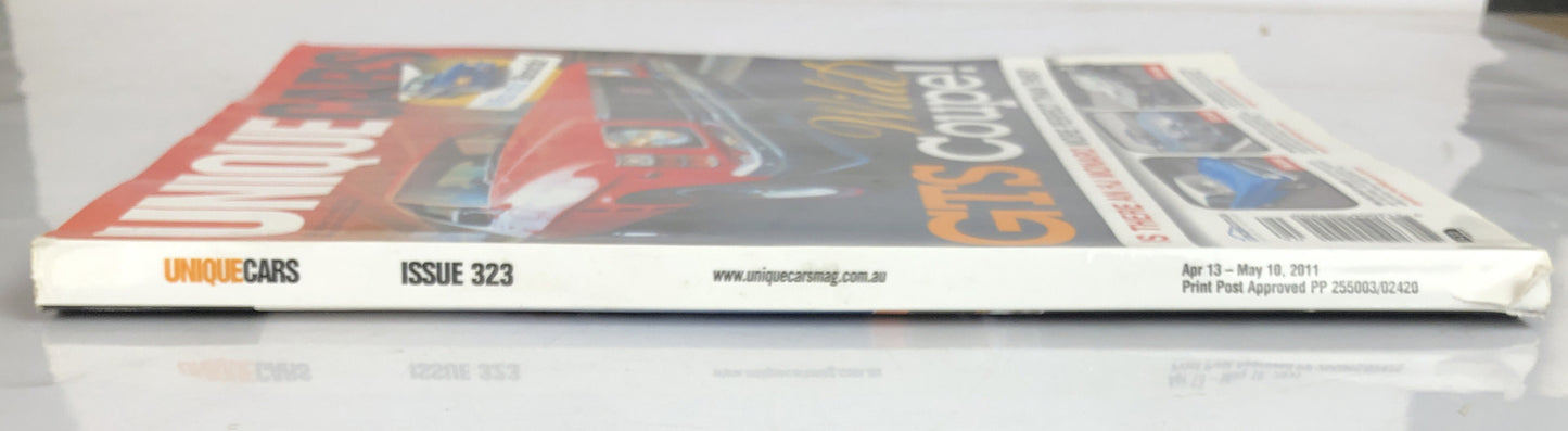 Unique Cars Issue 323 2011 Vintage Magazine In OK Condition