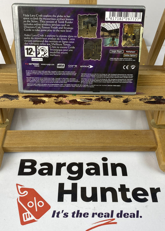 3323 NOKIA N-GAGE Game Tomb Raider Starting Lara Croft In Good Condition