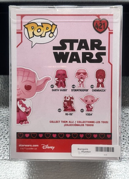 Funko POP! Star Wars Yoda #421 Valentine's Day Special Edition Pink heart Love