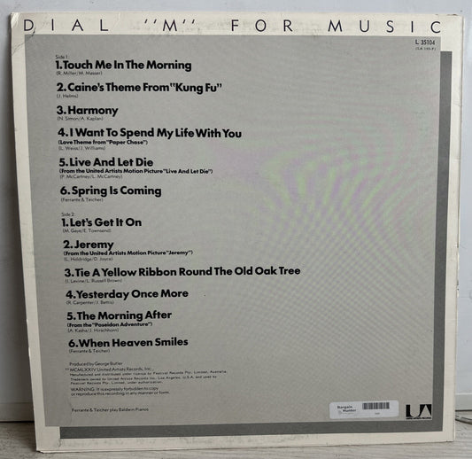 FERRANTE AND TEICHER - DIAL M FOR MUSIC - 12" Record 4533