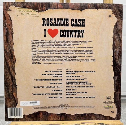 Rosanne Cash - I Love Country Record In Good Condition 7687