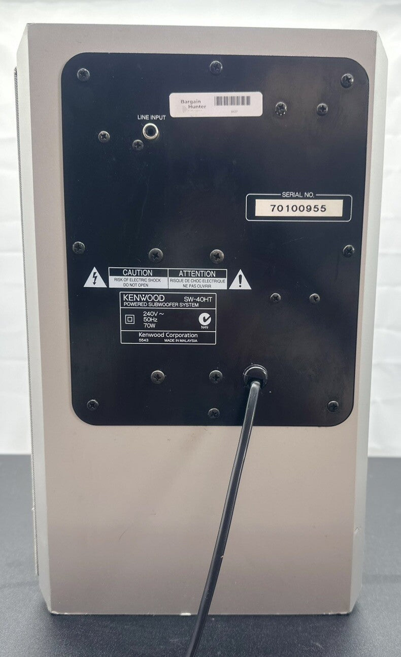 Kenwood SW-40HT Subwoofer In Good Condition 8127