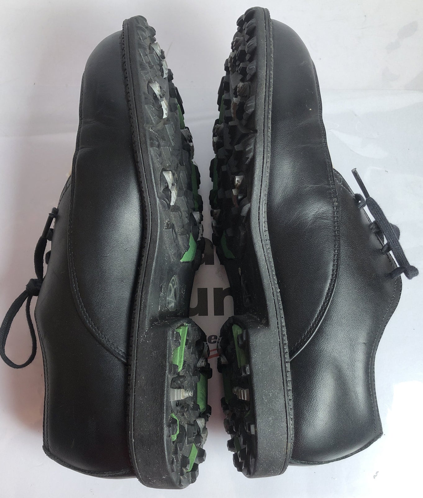 F159 Nike Air Golf Shoes In Black US8.5 UK6 EUR40 In Good Condition