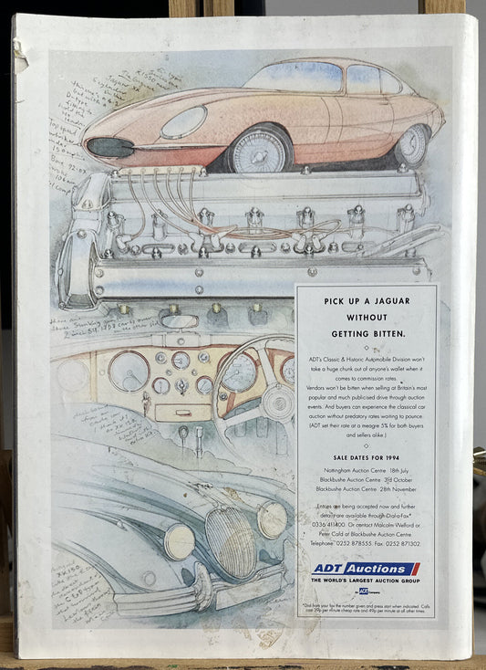 Thoroughbred & Classic Cars October 1994 Magazine In Good Condition