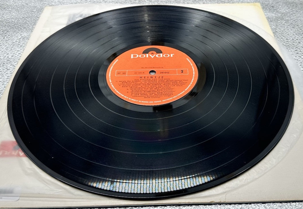 Heintje - I Sing A Song For You Record In Good Condition 6711