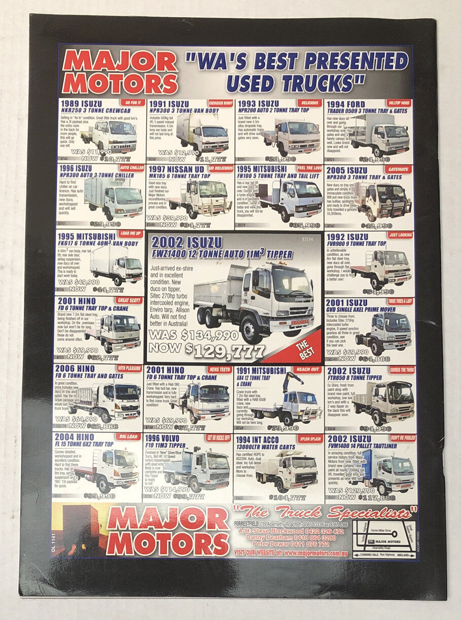 Australian Transport & Machinery September 2008 Magazine Vintage Good Condition