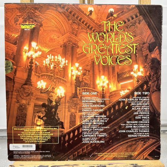The World's Greatest Voices Record In Good Condition 6412