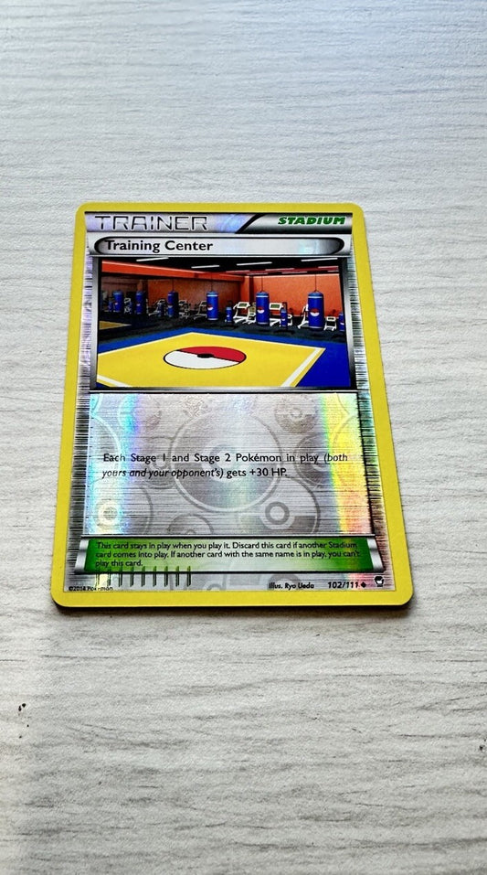 Training Center Pokemon Reverse Holo Trainer Card Year 2014 (6385)