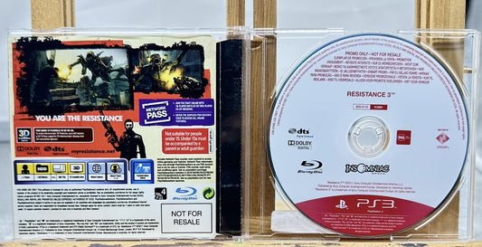 Resistance 3 Promo Copy PAL Playstation 3 / PS3 5032