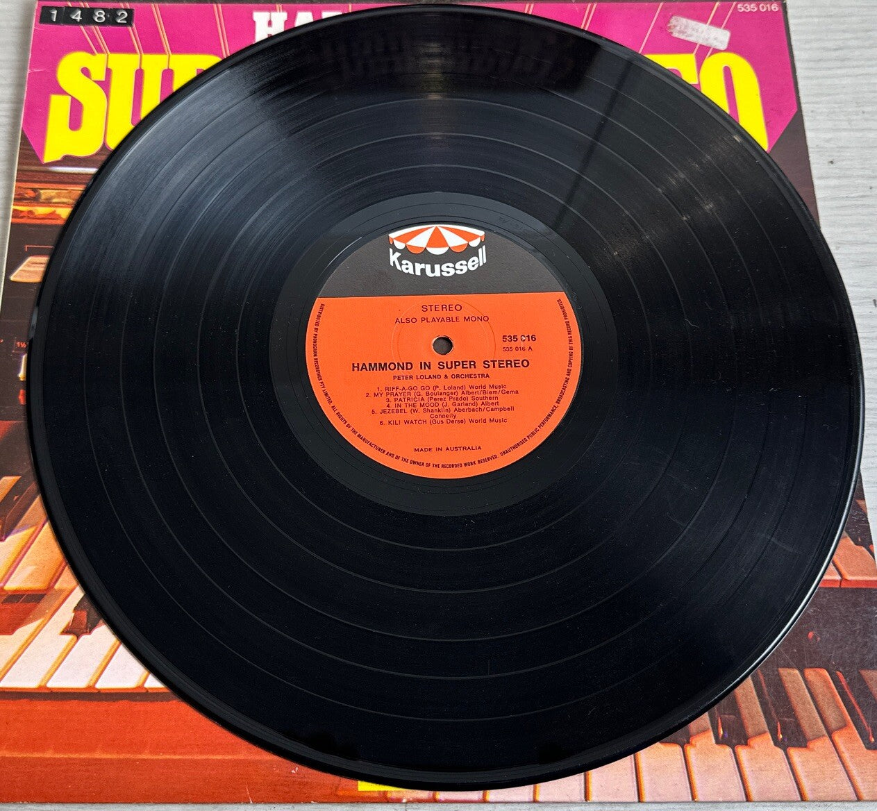 Hammond In Super Stereo - Peter Loland Orchester - 12" Vinyl Record 3883