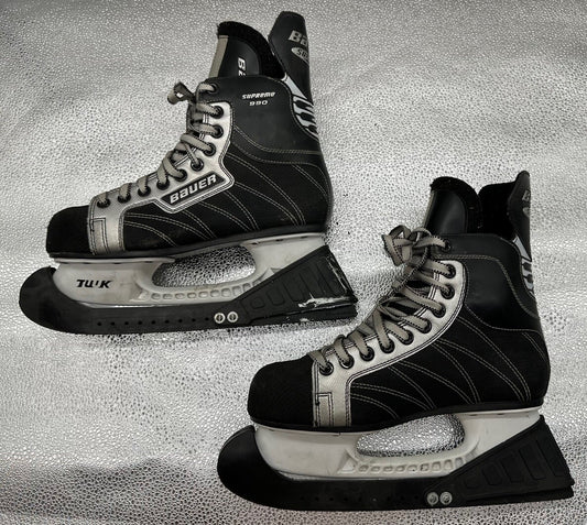 Bauer Supreme 990 Ice Skates Uk Size:7.5 In Good Condition 5329