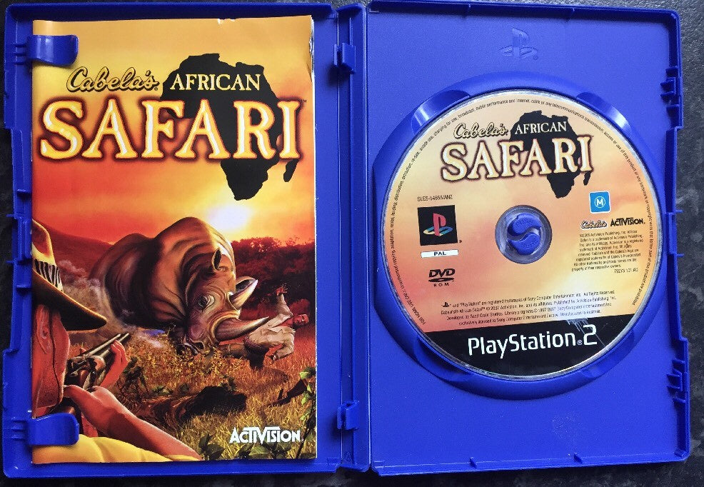Cabela's African SAFARI Playstation 2/PS2 Complete Game