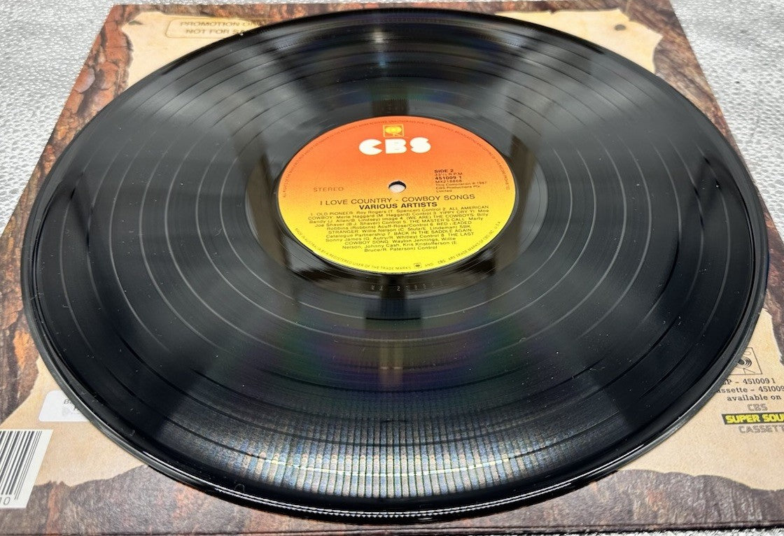 Cowboy Songs - I Love Country Cowboy Record In Good Condition 7693