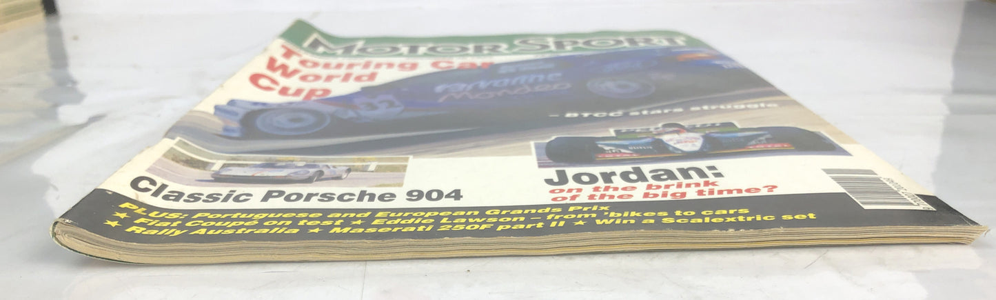 Motor Sport November 1995 Magazine Vintage In Good Condition