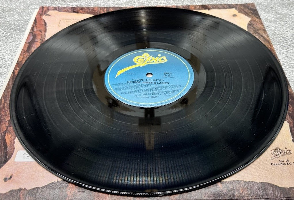 George Jones And Ladies - I Love Country Record In Good Condition 7696