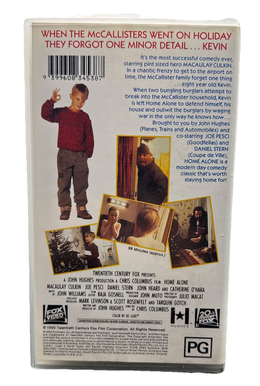 Home Alone 1990 VHS Tape 20th Century Fox Video Macaulay Culkin 9216