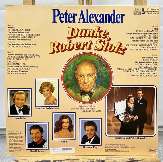 Peter Alexander - Danke, Robert Stolz Record In Good Condition 6734