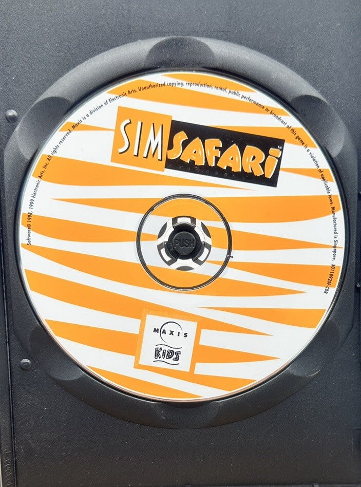 Sim Safari Game DISC ONLY In Good Condition 6571