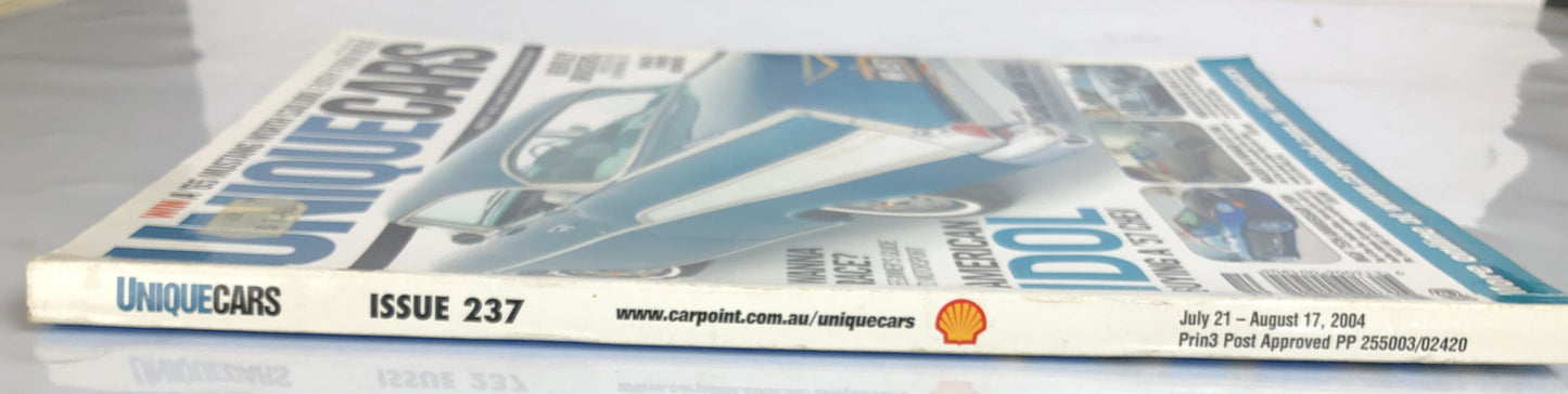 Unique Cars Issue 237 2004 Vintage Magazine In Good Condition