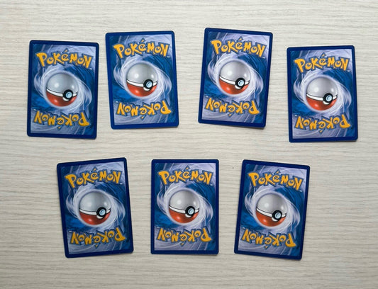7 X Pokemon Psychic Cards Collection Random Years & Series 5086
