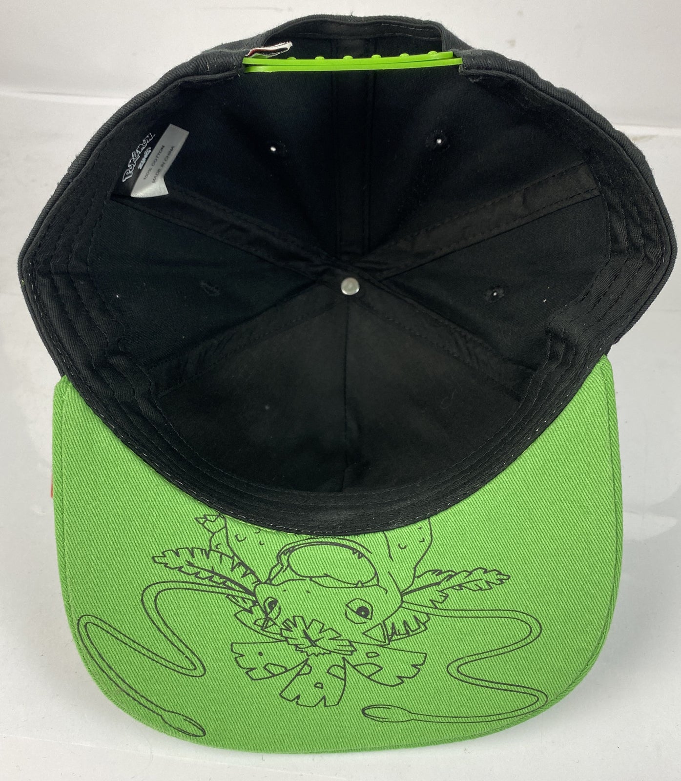 F372 Pokemon Bulbasaur Snap Cap / Hat In Good Condition Adjustable Sizing