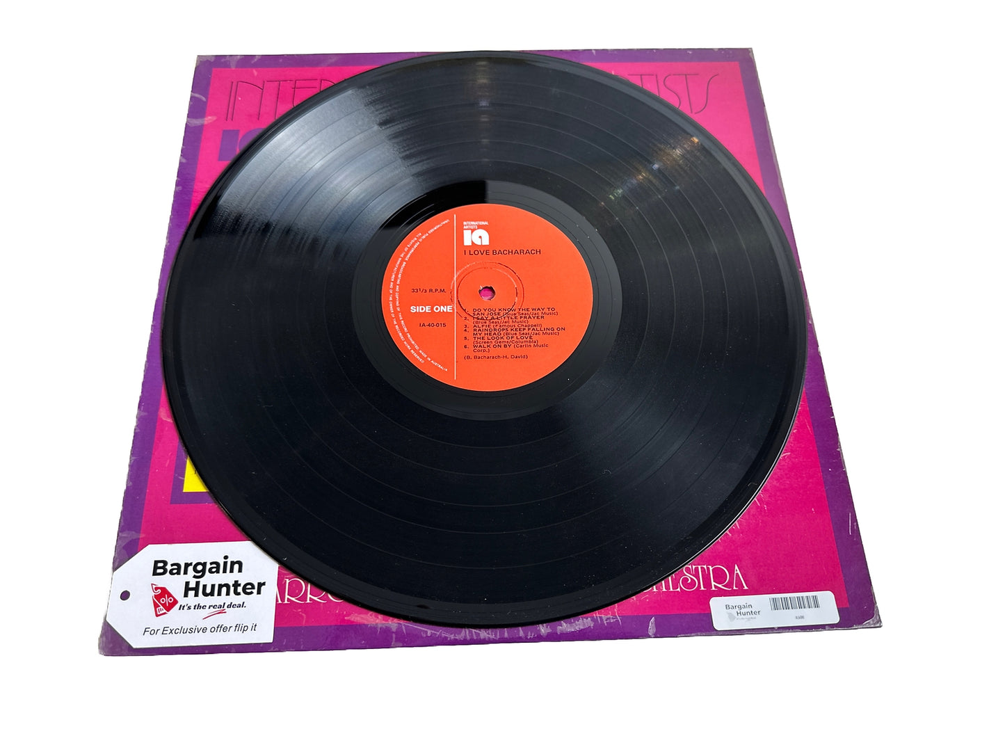 I Love Bacharach - Performed By The Arrow International Orchestra - 12" Record