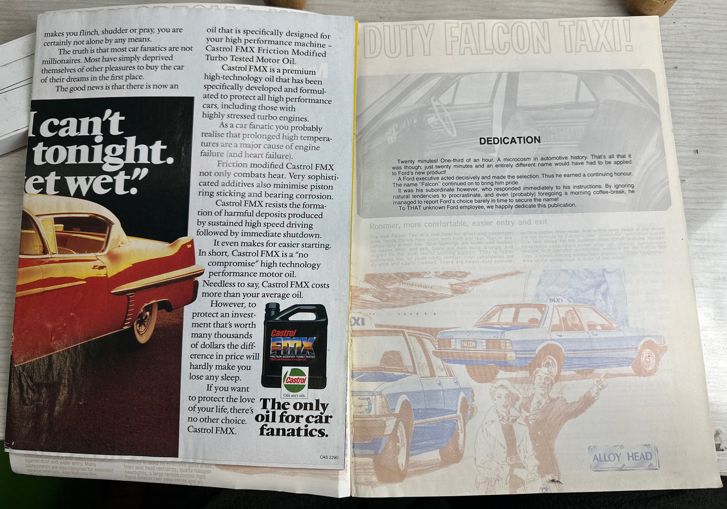 The Australian Ford Falcon Collection Magazine In Good Condition