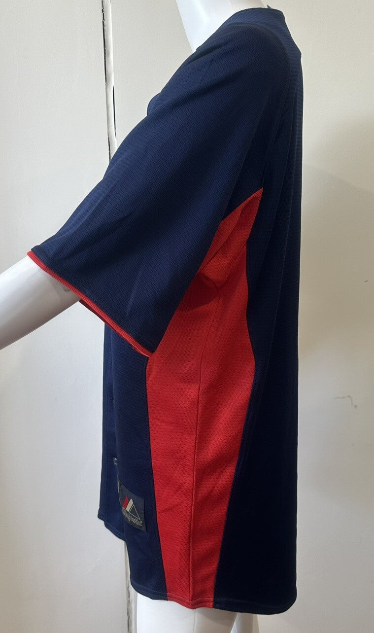 Boston Red Sox Baseball Majestic Jersey Blue Size Small In Good Condition 5591