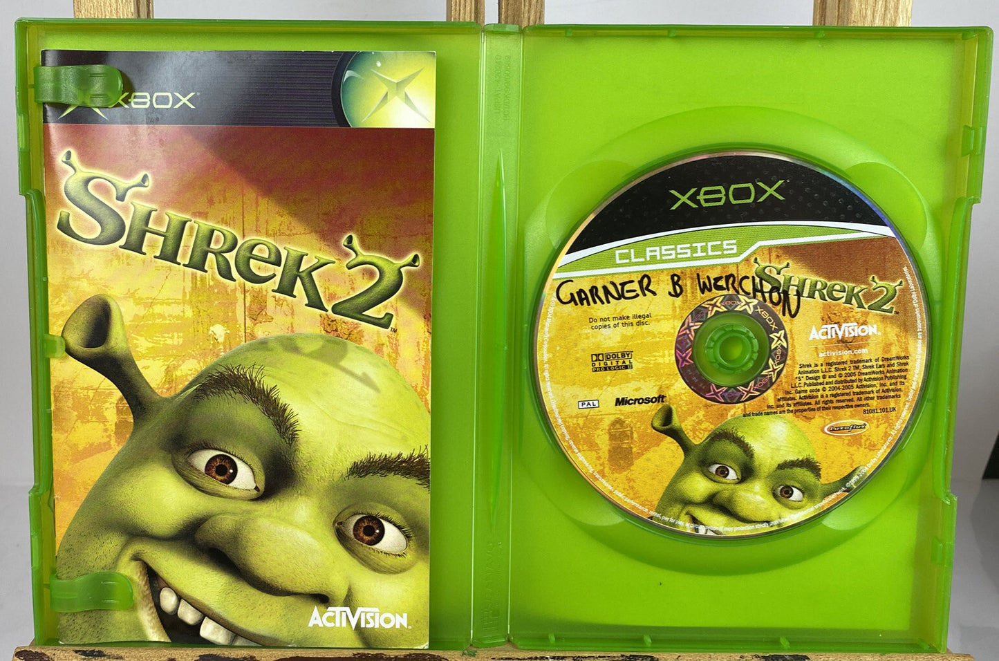 3379 Shrek 2 PAL Xbox Original Complete Game