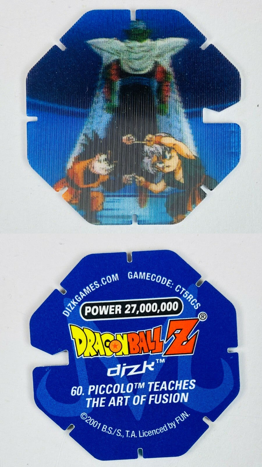 DBZ Dragon Ball Z 2001 Tazo Dizk Series 2 In Good Condition