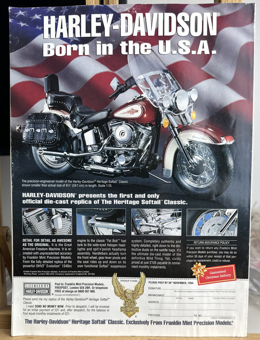 Thoroughbred & Classic Cars November 1994 Magazine In Good Condition