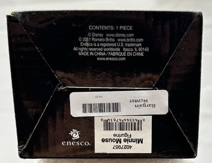 Disney Romero Britto Minnie Mouse Miniature Figurine ~ 4027957 Brand New 8430