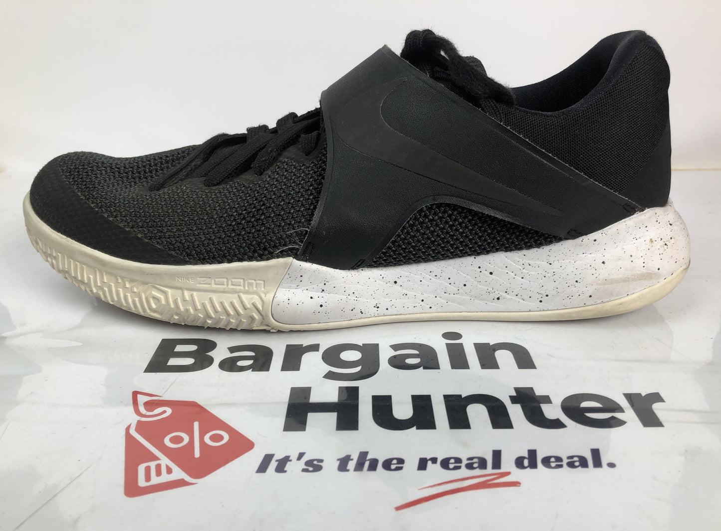 F53 Nike Zoom Sneakers Shoes In Black US11 UK10 In Good Condition