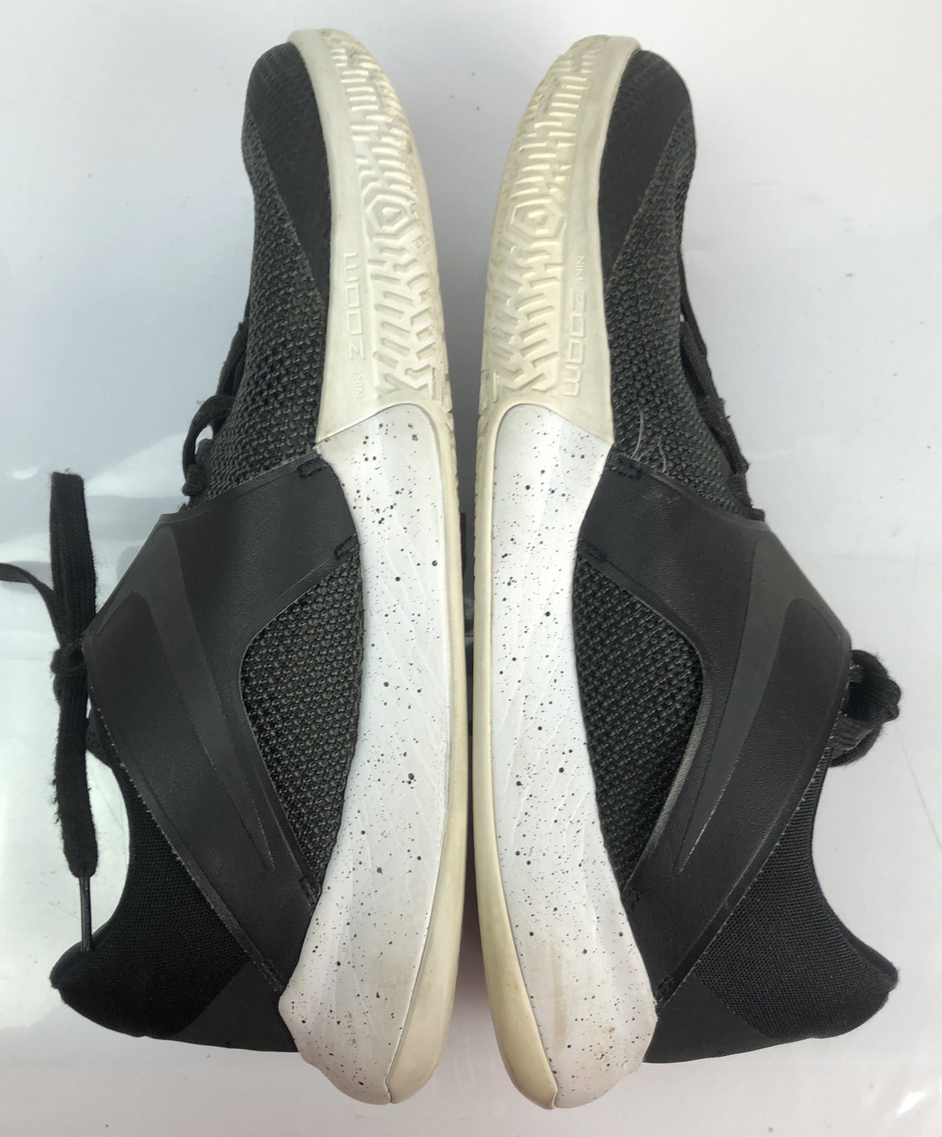 F53 Nike Zoom Sneakers Shoes In Black US11 UK10 In Good Condition
