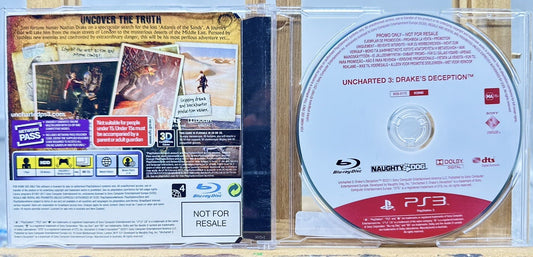 Uncharted 3 Drake's Deception Promo Copy PAL Playstation 3 / PS3 5031