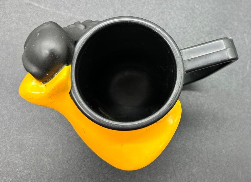 Daffy Duck Looney Tunes Warner Bros 1992 3D Vinyl Cup Mug 8162