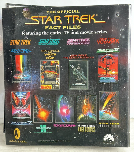 The Official Star Trek Fact Files - Front Covers Files 1 to 300 In GC - 5598